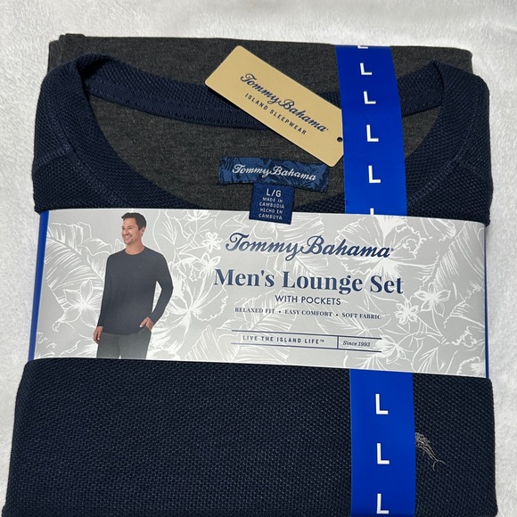 Tommy Bahama Other - Tommy Bahama Men's Lounge Set - Navy and Charcoal